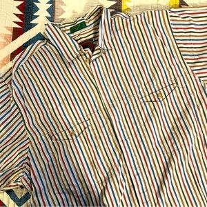 Boston Traders Striped Shortsleeved Buttondown